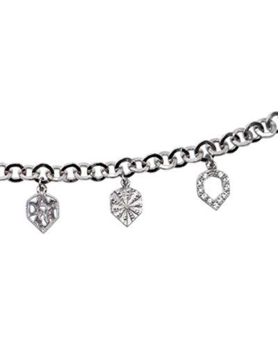 Silver bracelet + 5 elements darts