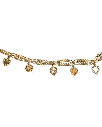 Gold bracelet + 5 elements