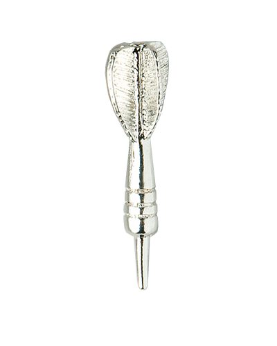 Pin dardo baño plata