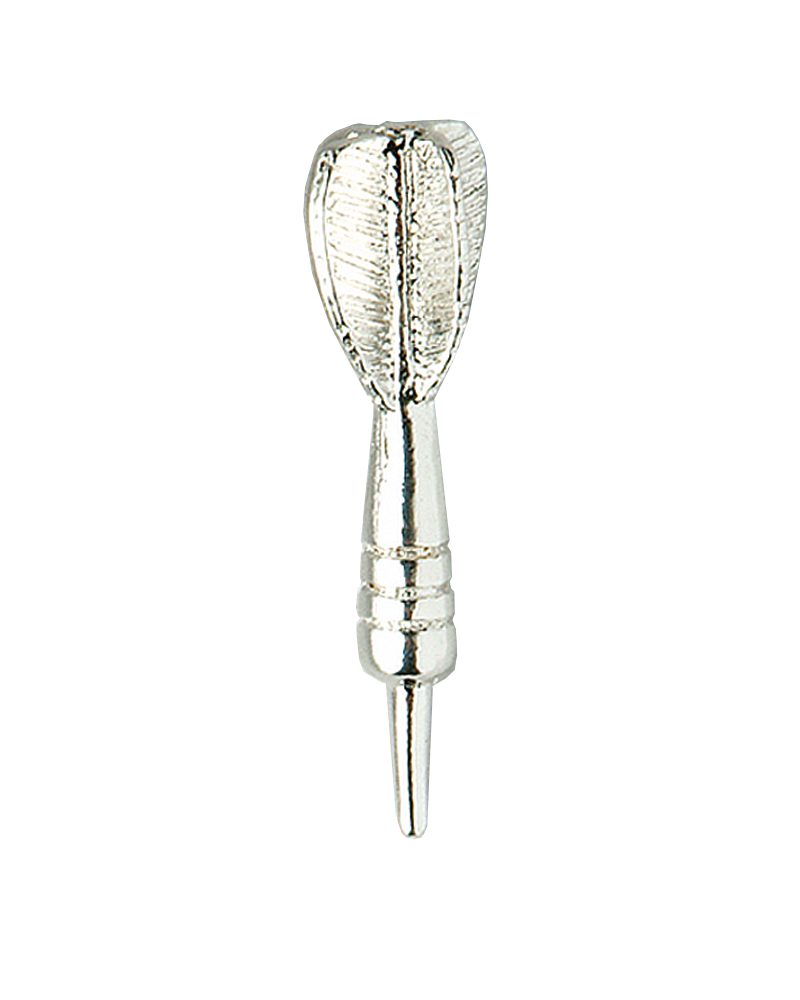 Pin dardo baño plata
