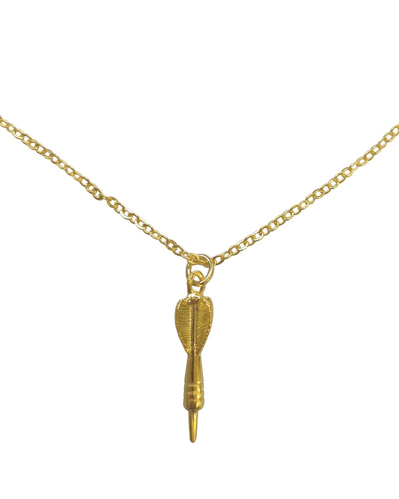 Collar  dardo baño oro