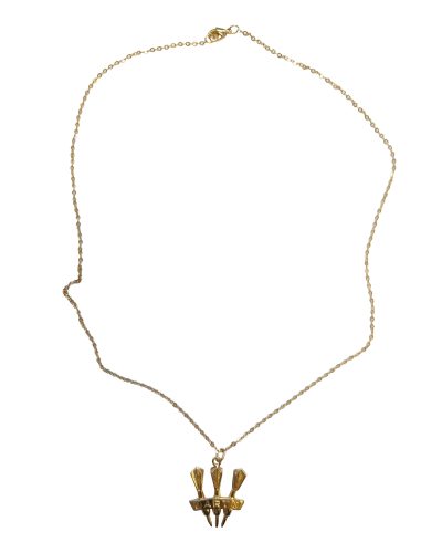 Collar 3 dardos  baño oro