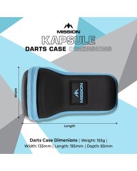 Jack Daniels - Slim EVA Darts Case - Black Slim black case