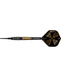 Mission Crypt Darts - Punta de plástico - M1 - Negro & dorado - 20g
