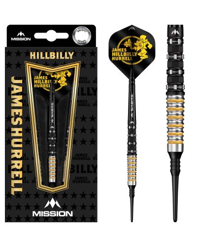 Mission James Hurrell - 95% Tungsten - V2 - Negro PVD & Amarillo 20gr