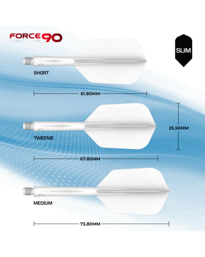 Mission Force 90 White Med SLIM