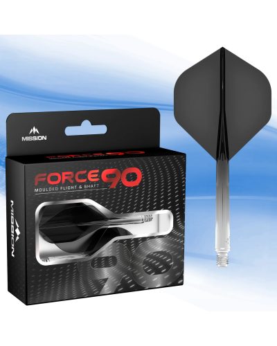 Aleta  Mission Force 90 Gradient Negra Nº2 Corta