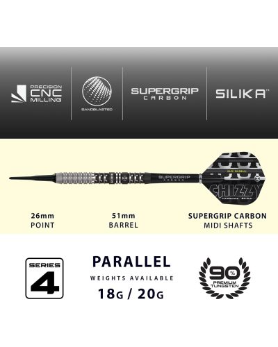 Harrows darts Chizzy V4 90% tungsten 18 gr