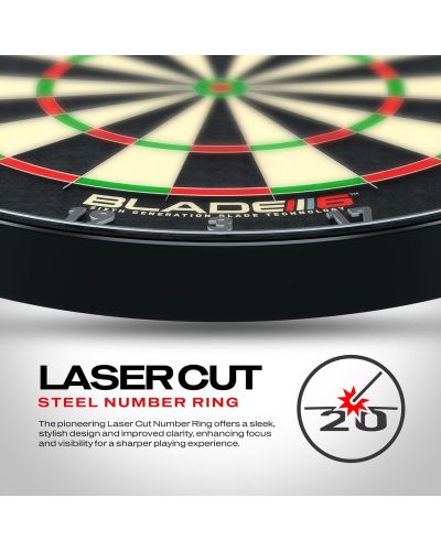 WINMAU Darts Blade 6 Triple Core Carbon Professional PDC Dartboard