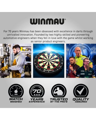 Diana punta de acero WINMAU Darts Blade 6 Triple Core