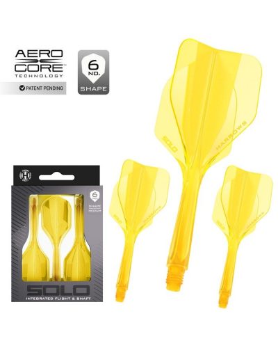 Plumas Harrows Solo Amarillo Nº6 Mediana