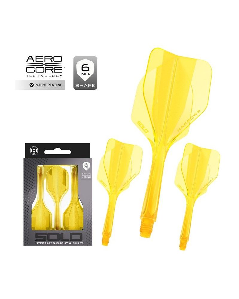 Plumas Harrows Solo Amarillo Nº6 Mediana