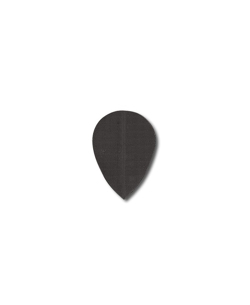 Aleta dardos nilon negra oval