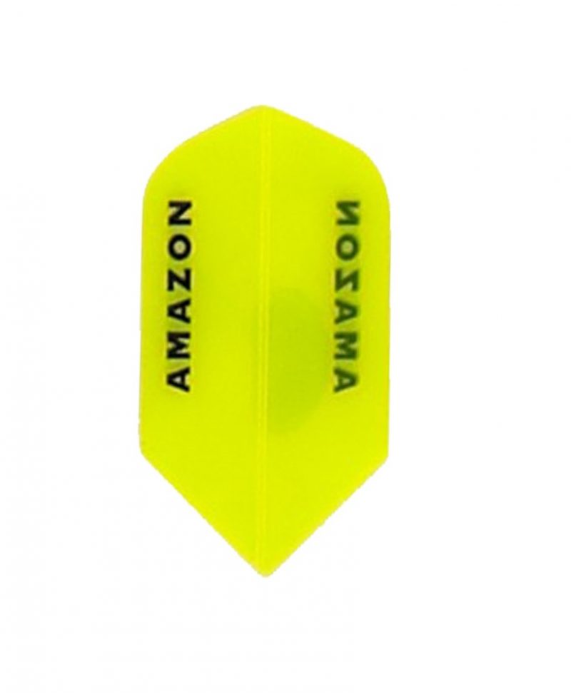 Darts flights Amazon yellow slim