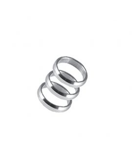 Supergrip color rings silver