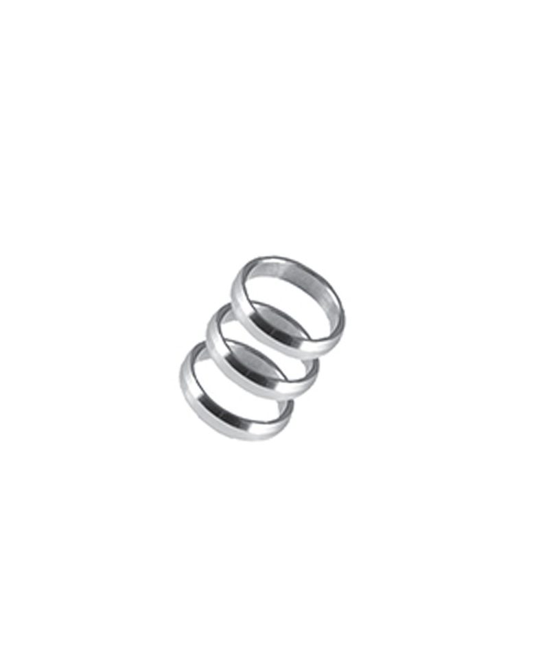 Supergrip color rings silver