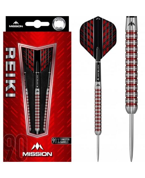 Dardos Mission darts Reiki M3 90% punta acero