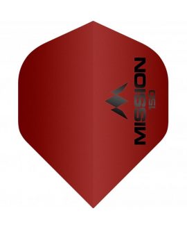 Mission darts flight Logo 150 red STD