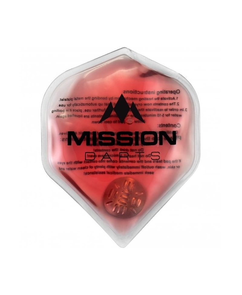 agarre dardos mission darts rojo