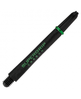 Supergrip carbon Medium shaft harrows darts green