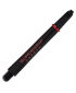 Shaft Supergrip carbon Midi harrows darts red