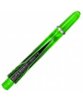 Supergrip Ignite short shaft harrows darts green