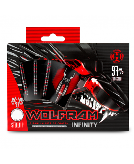 Dardos Harrows darts Wolfram Infinity 90% punta acero
