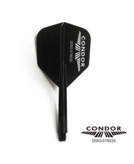 Condor Dart Flights - Zero Stress - Black Logo
