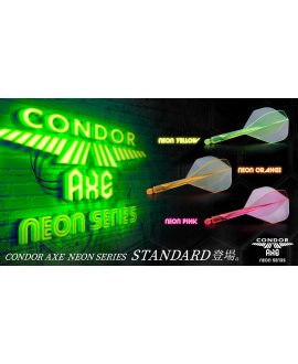Condor AXE Dart Flights -  SMALL Neon Orange