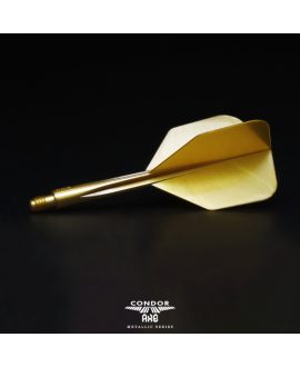 Condor AXE Dart Flights -  SMALL Champagne Gold