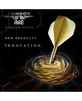 Condor AXE Dart Flights -  SMALL Champagne Gold