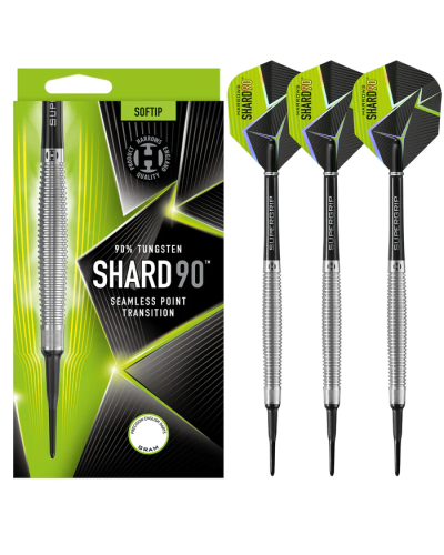 Dardos punta plástico Harrows darts Shard 90%  tungsteno  cuerpo
