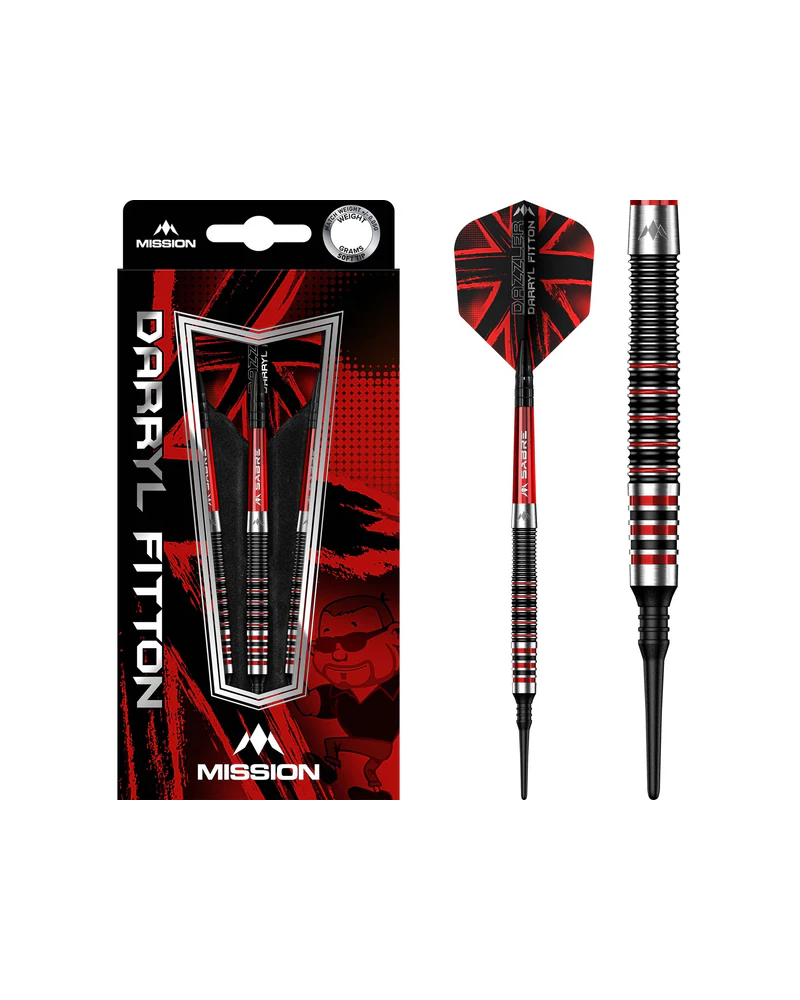 Dardos Mission Darts Darryl Fitton 95%  tungsteno