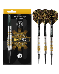 Dardos punta de plastico Harrows Boxer Bomb 90% 50 Aniversario