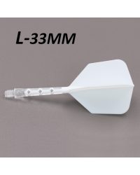 Aleta Cuesoul integrada todo en uno AK57 Rost T19 Big Wing STD Blanco L