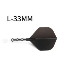 Aleta Cuesoul integrada todo en uno AK57 Rost T19 Small STD Negra L