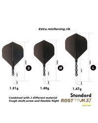 Cuesoul  AK57 Rost T19 Small STD Black M