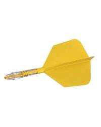 Aleta Cuesoul integrada todo en uno Rost T19 Carbon Big Wing Amarillo 1
