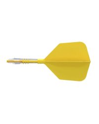 Aleta Cuesoul integrada todo en uno Rost T19 Carbon Big Wing Amarillo 2