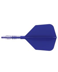Aleta Cuesoul integrada todo en uno Rost T19 Carbon Big Wing Azul 1