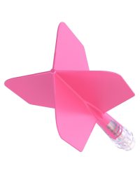 Aleta Cuesoul integrada todo en uno Rost T19 Carbon Big Wing Rosa 1