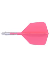 Aleta Cuesoul integrada todo en uno Rost T19 Carbon Big Wing Rosa 1