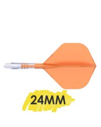 Aleta Cuesoul integrada todo en uno Rost T19 Carbon Big STD Naranja 1