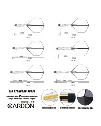 Cuesoul  Flight Rost T19 Carbon Big STD Pink 2