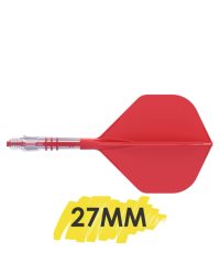 Aleta Cuesoul integrada todo en uno Rost T19 Carbon Big STD Roja 2