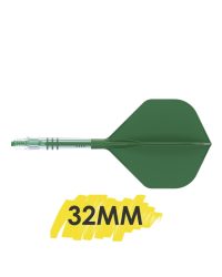 Aleta Cuesoul integrada todo en uno Rost T19 Carbon Big STD Verde 4