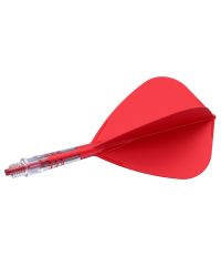 Aleta Cuesoul integrada todo en uno Rost T19 Carbon  Kite Roja 1