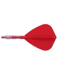 Aleta Cuesoul integrada todo en uno Rost T19 Carbon  Kite  Roja 3