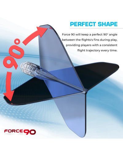 Aleta Mission Force 90 Azul Nº6 Mediana