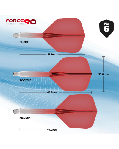 Aleta Mission Force 90 Roja Nº6 Tweenie